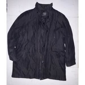 Forecaster sport jacket large black men’s zip up Vietnam